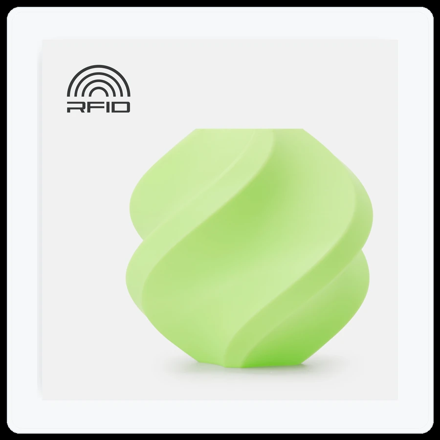 Bambu Lab PETG Matte - Avocado Green(35501) / Filament with spool / 1kg