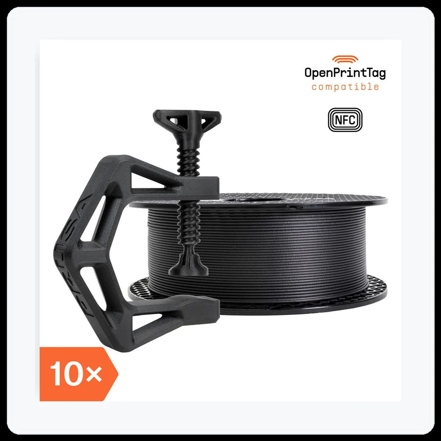 Prusa3D Prusament PETG Carbon Fiber Black (NFC) – Multipack 10 pcs