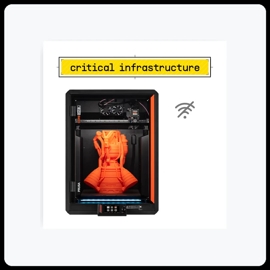 Prusa3D Prusa CORE One L+ Critical Infrastructure Edition