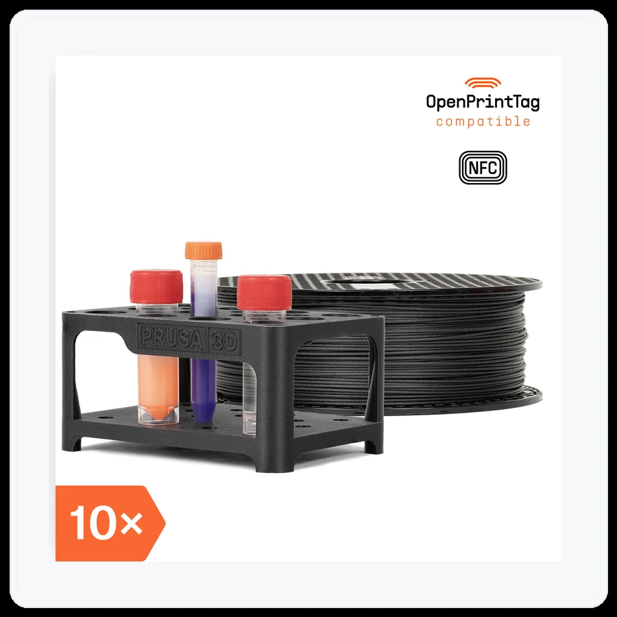 Prusa3D Prusament PP Carbon Fiber Black 650g (NFC) – Multipack 10 pcs