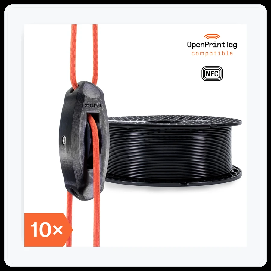 Prusa3D Prusament PC Blend Jet Black 900g (NFC) – Multipack 10 pcs