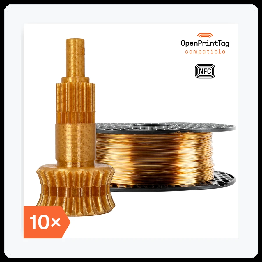 Prusa3D Prusament PEI 1010 Natural 500g (NFC) – Multipack 10 pcs - Standard