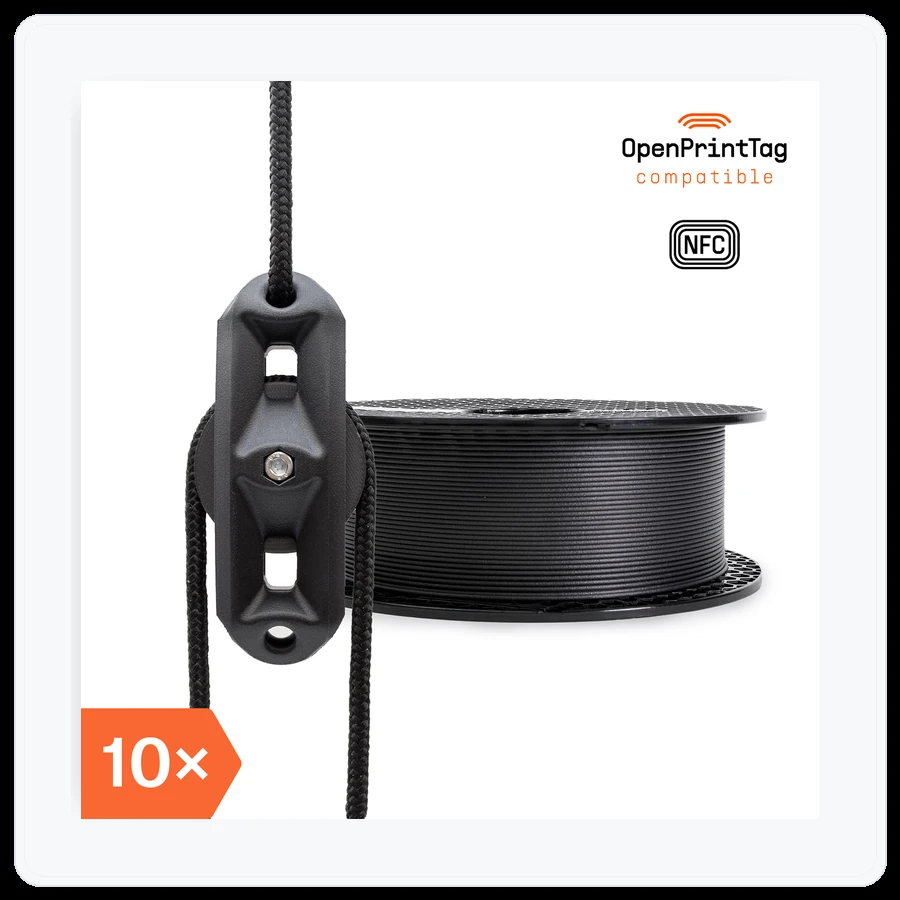 Prusa3D Prusament PC Blend Carbon Fiber Black 800g (NFC) – Multipack 10 pcs