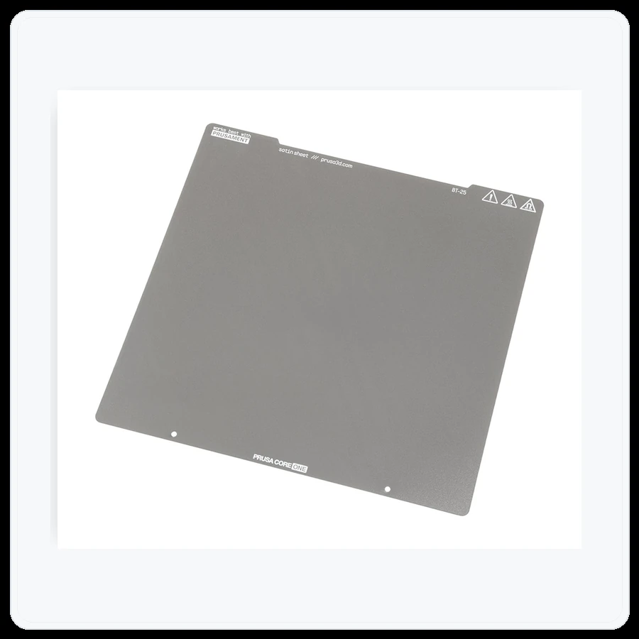 Prusa3D CORE One Satin Powder-coated Print Sheet