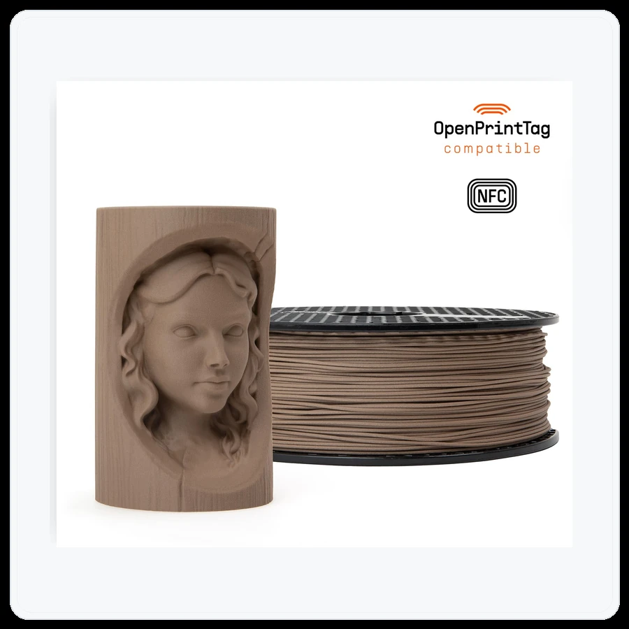Prusa3D Prusament Woodfill Pastel Brown (NFC)