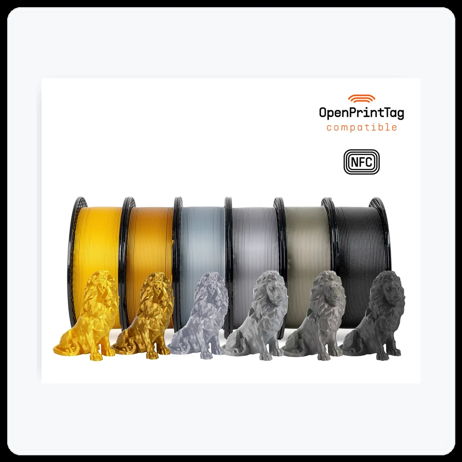 Prusa3D PLA Metallic Bundle 5+1 FREE - Standard
