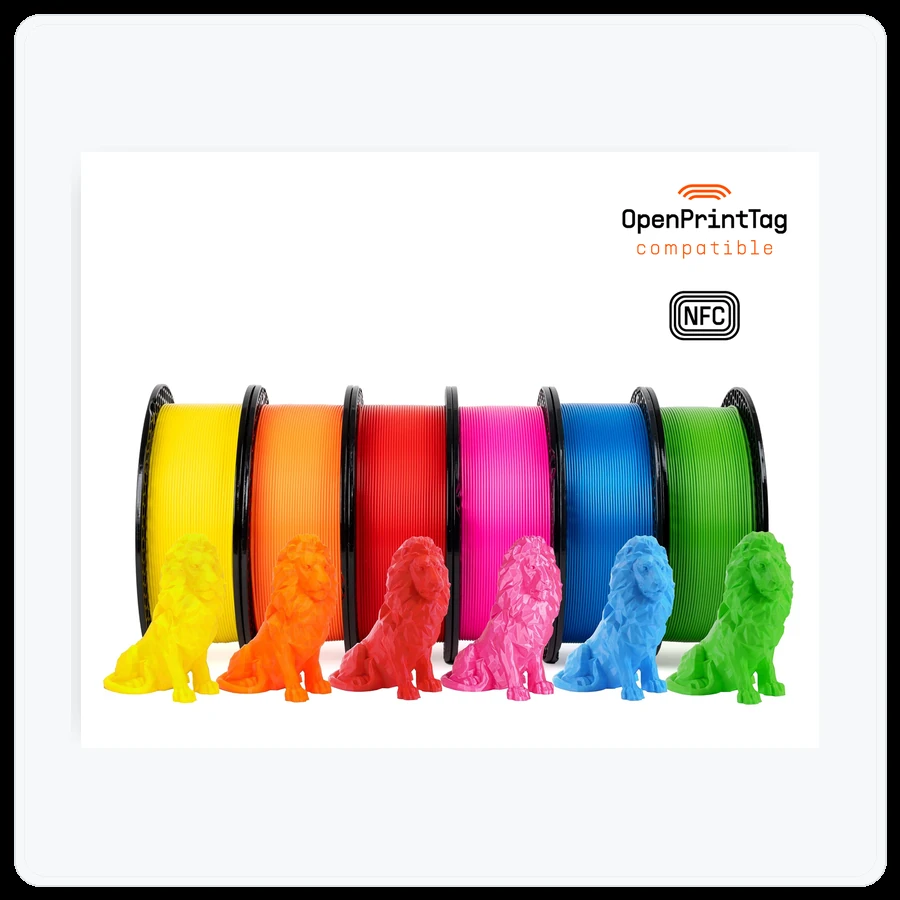 Prusa3D PLA Vivid Bundle 5+1 FREE - Standard