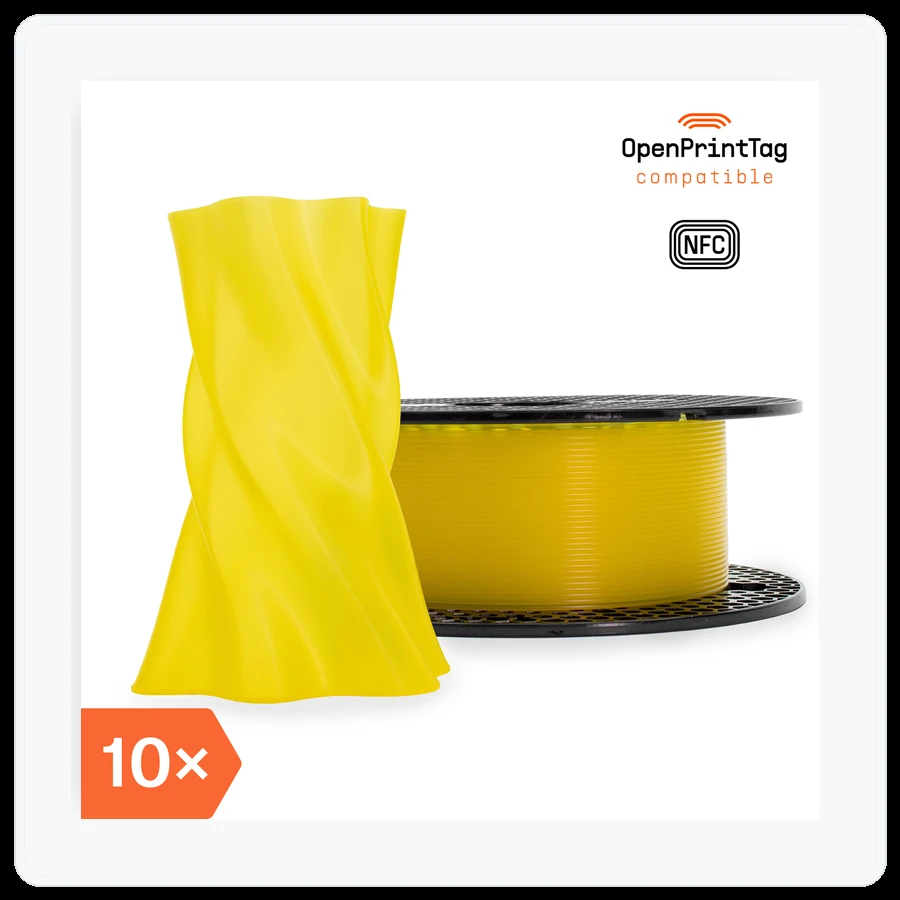 Prusa3D Prusament PVB Light Yellow 500g (NFC) – Multipack 10 pcs