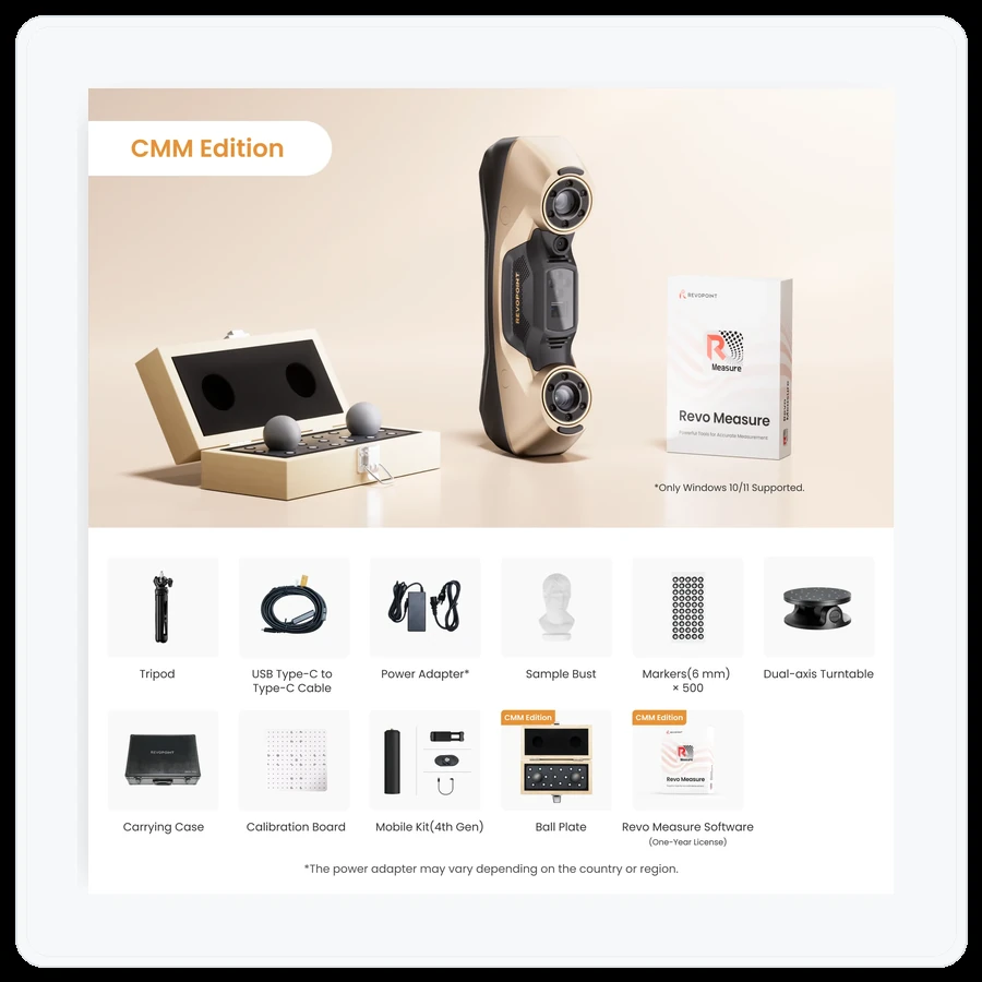 Revopoint MetroY Ultra: High-Performance Wireless 3D Scanner for Small to Medium Workpieces