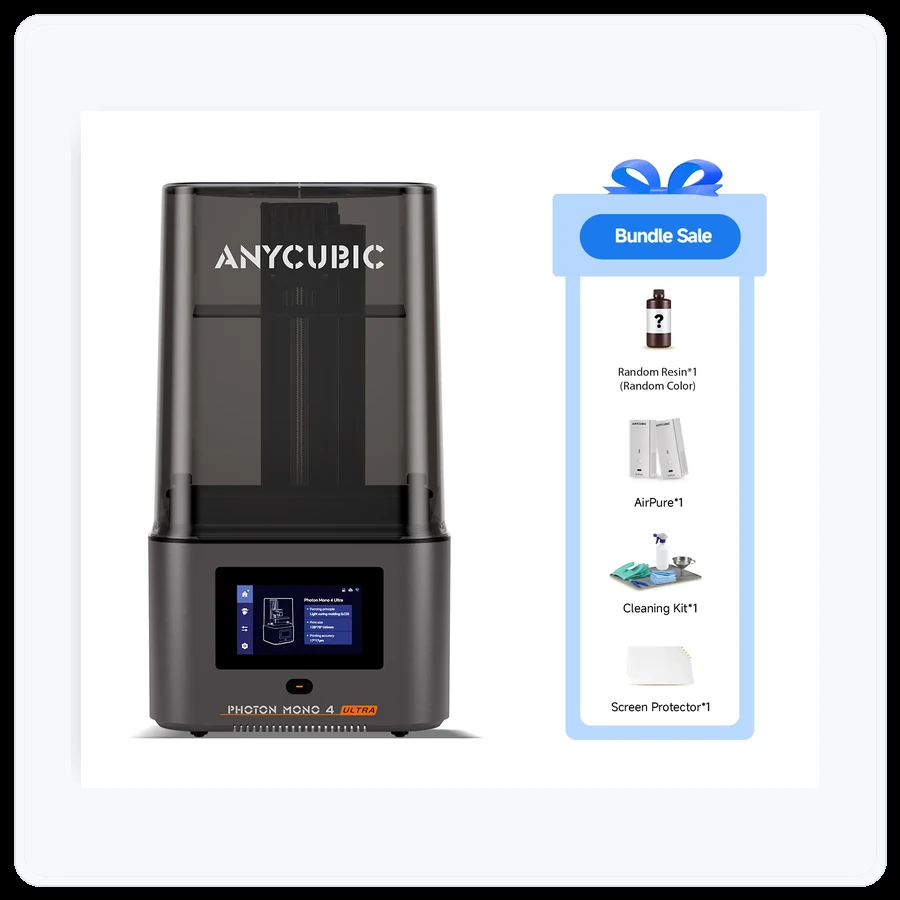AnyCubic Photon Mono 4 Ultra Enhanced Starter Bundle