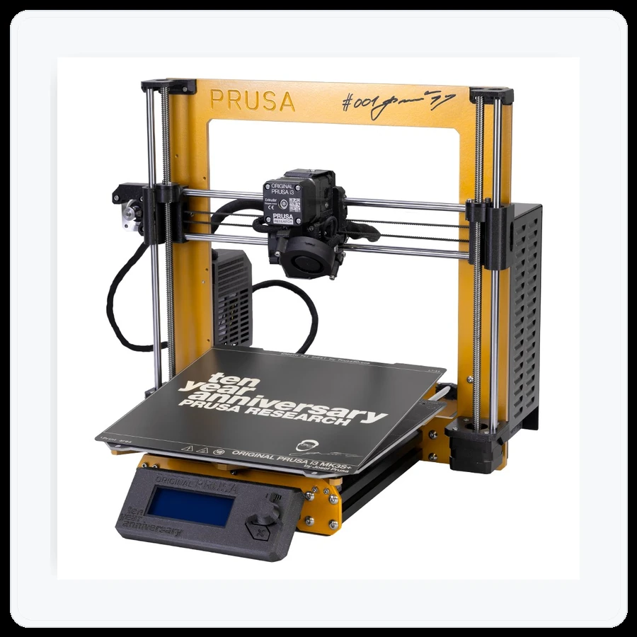 Prusa3D Original Prusa i3 MK3S+ 10th Anniversary Edition 3D printer