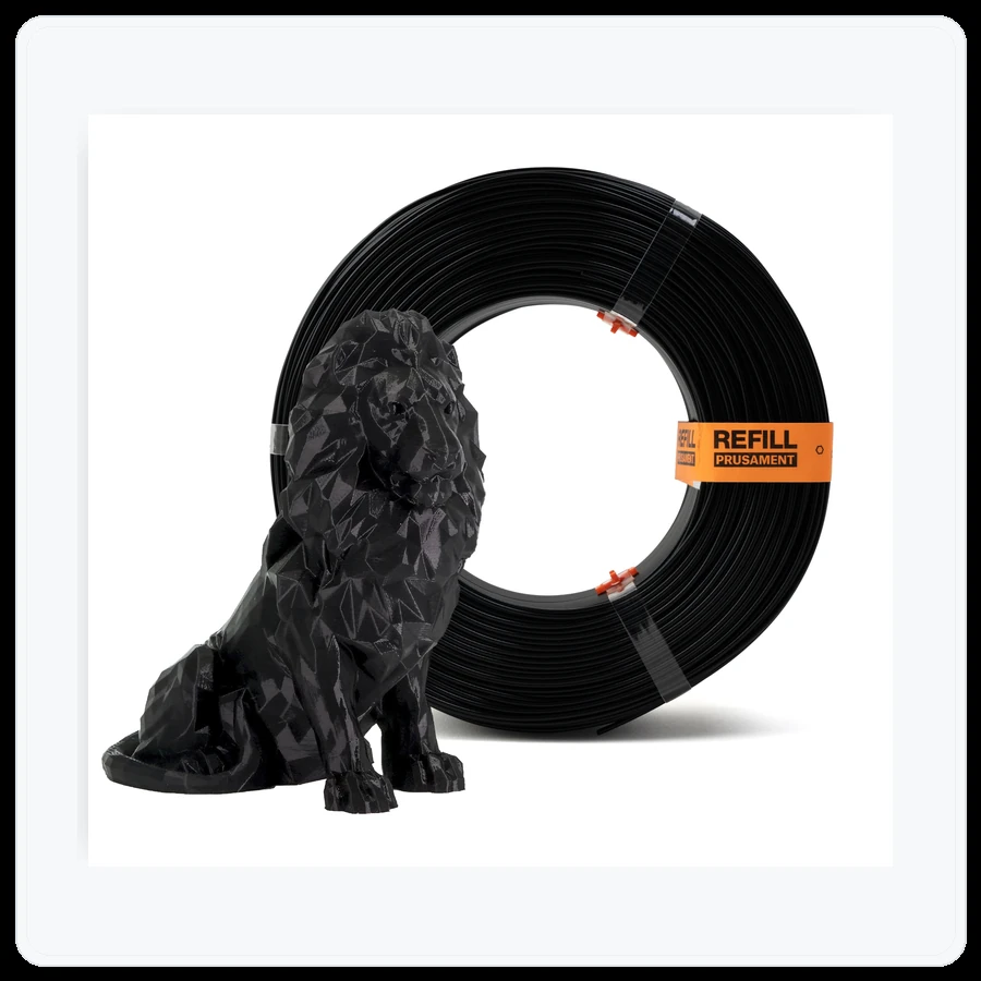 Prusa3D PLA Jet Black 900g Refill (NFC Compatible)