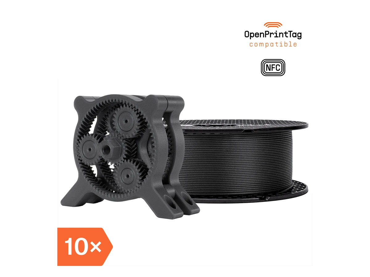 Prusa3D Prusament PA11 Carbon Fiber Black 800g (NFC) – Multipack 10 pcs