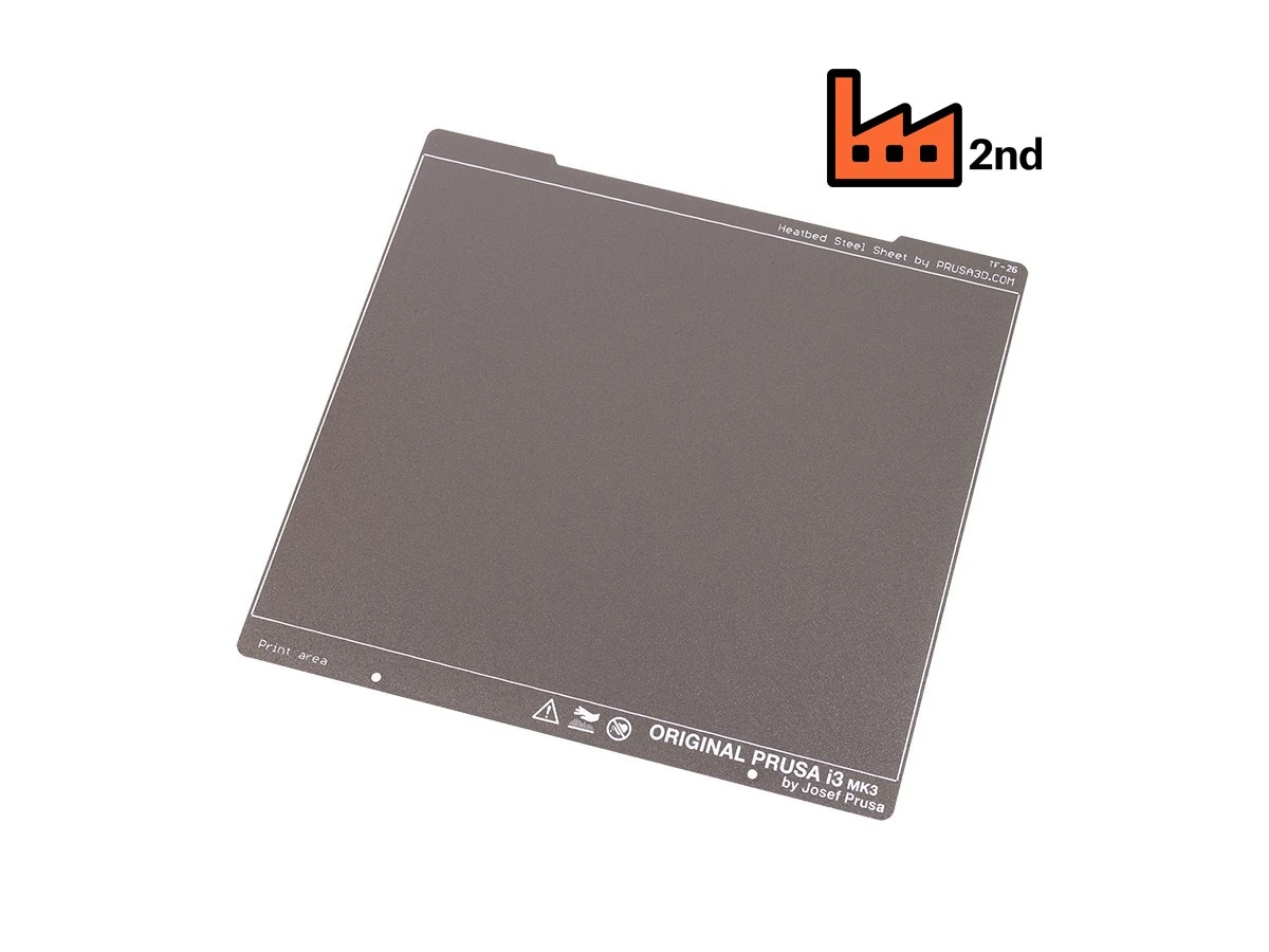 Prusa3D Textured Powder-coated Print Sheet (FACTORY SECOND)