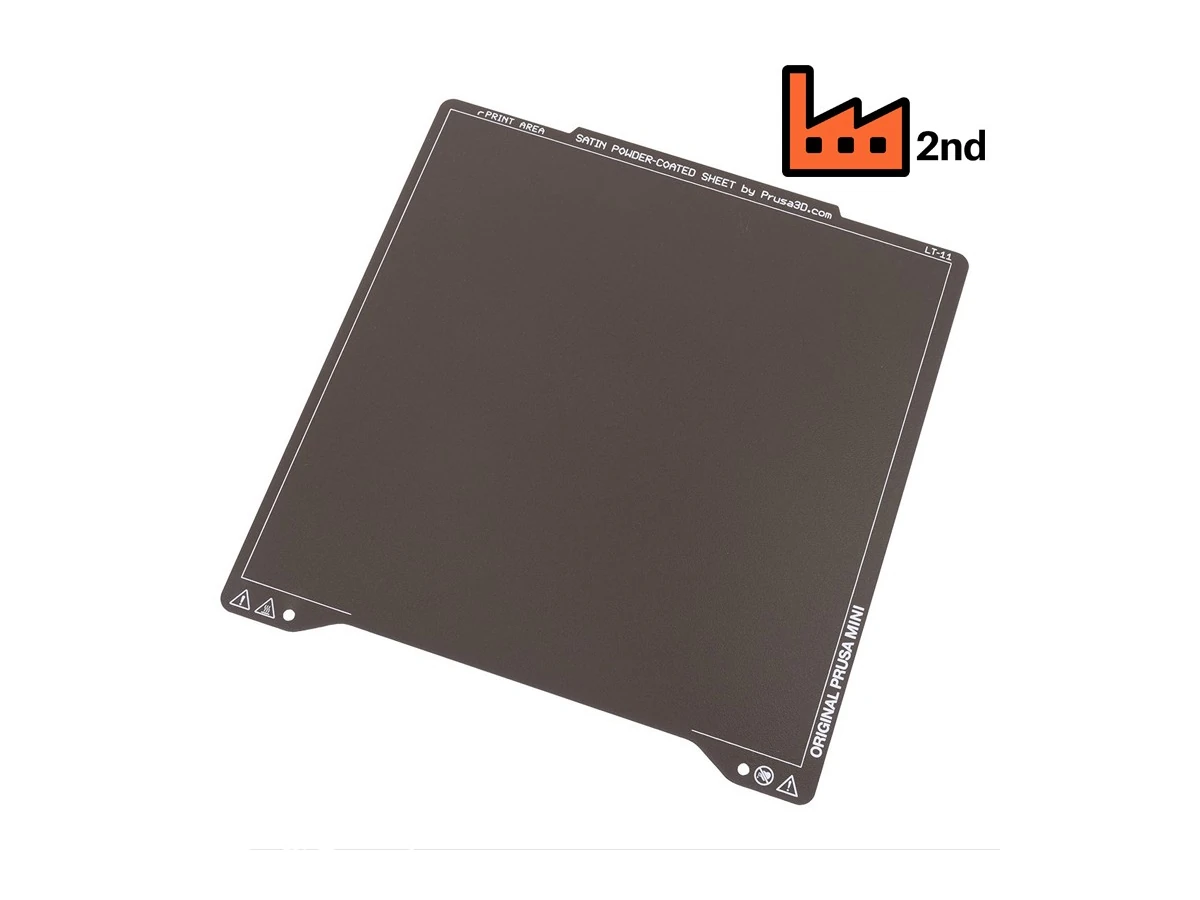 Prusa3D MINI Satin Powder-coated Print Sheet (FACTORY SECOND)