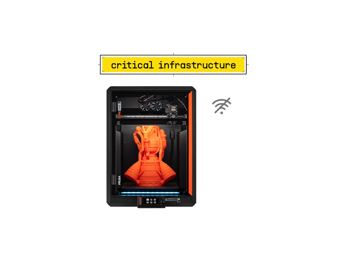 Prusa3D Prusa CORE One L+ Critical Infrastructure Edition