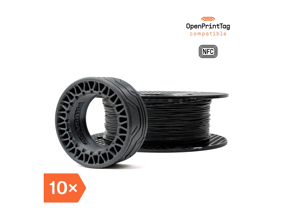 Prusa3D TPU 95A Prusa Galaxy Black 500g (NFC) – Multipack 10 pcs