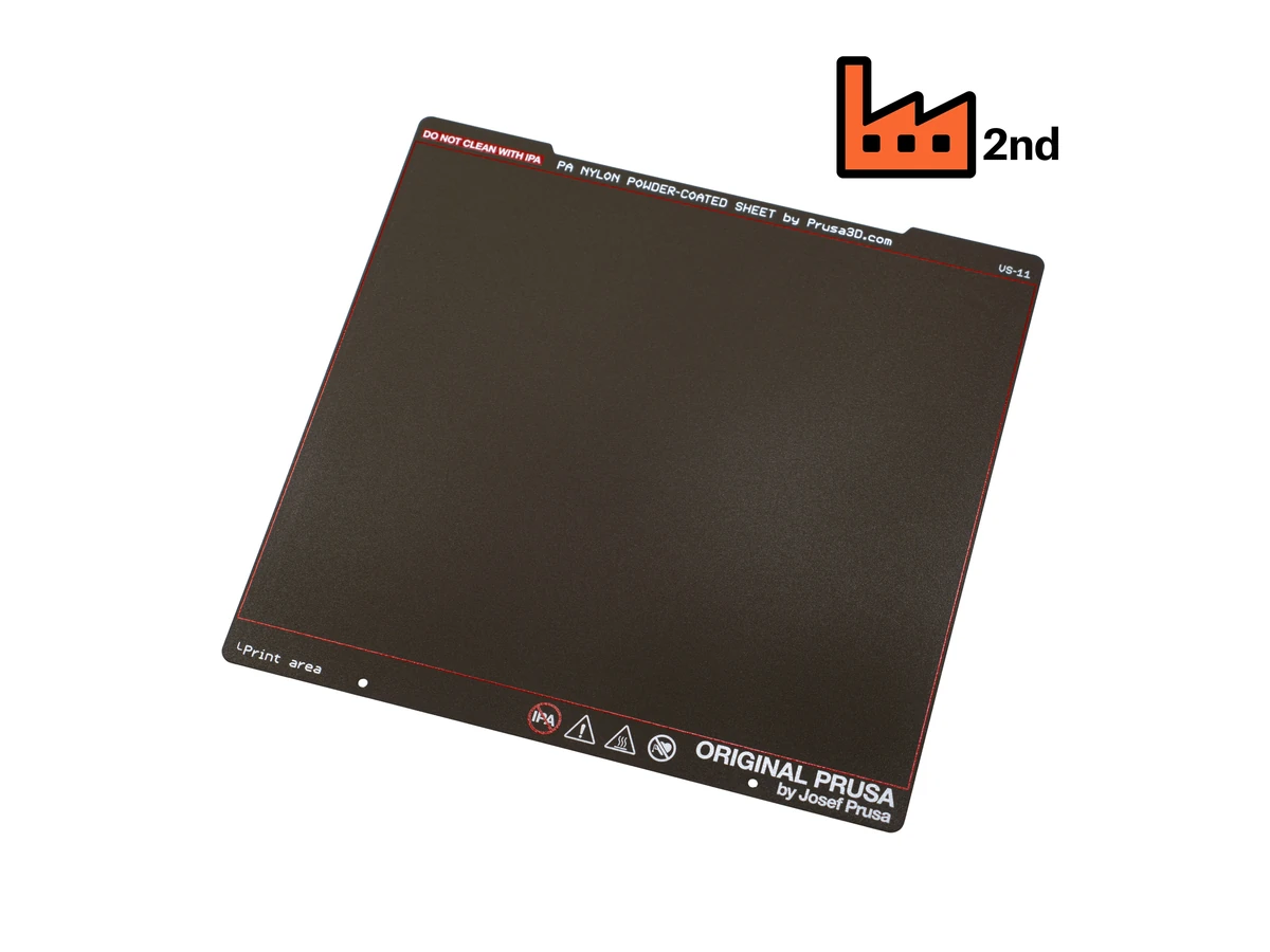 Prusa3D PA Nylon Powder-coated Print Sheet (FACTORY SECOND)