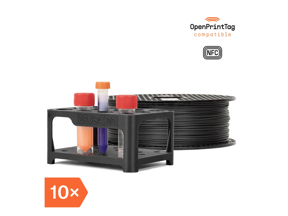 Prusa3D Prusament PP Carbon Fiber Black 650g (NFC) – Multipack 10 pcs