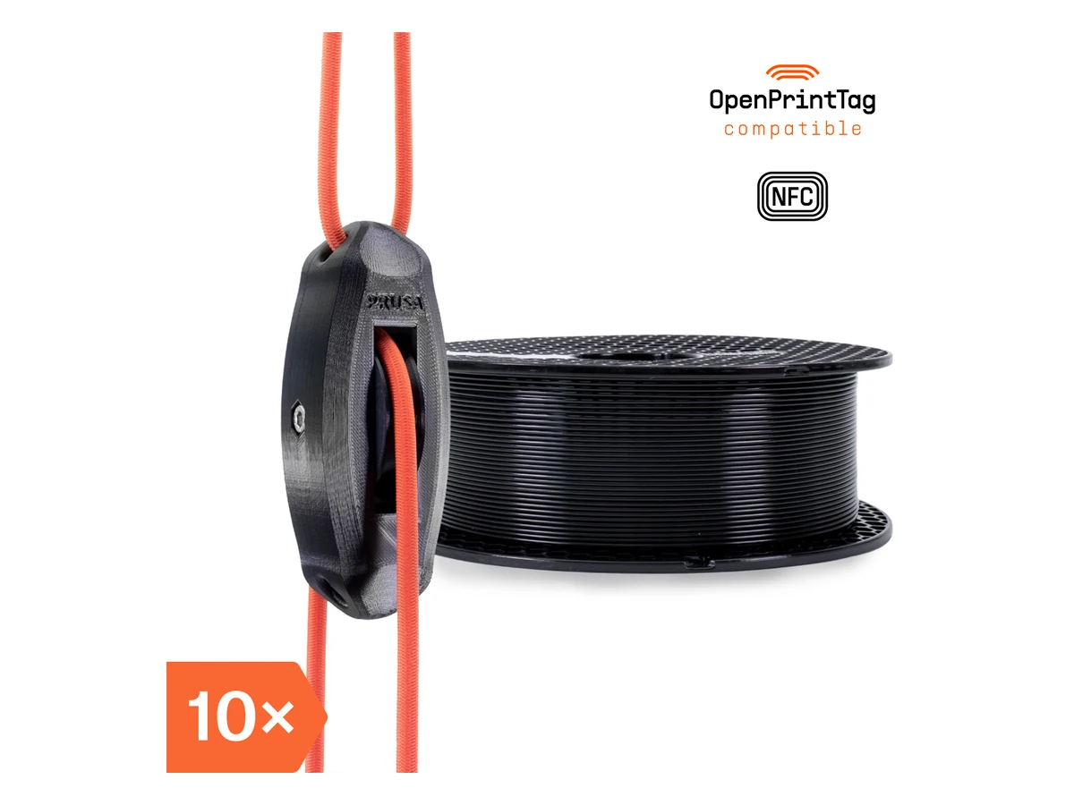 Prusa3D Prusament PC Blend Jet Black 900g (NFC) – Multipack 10 pcs