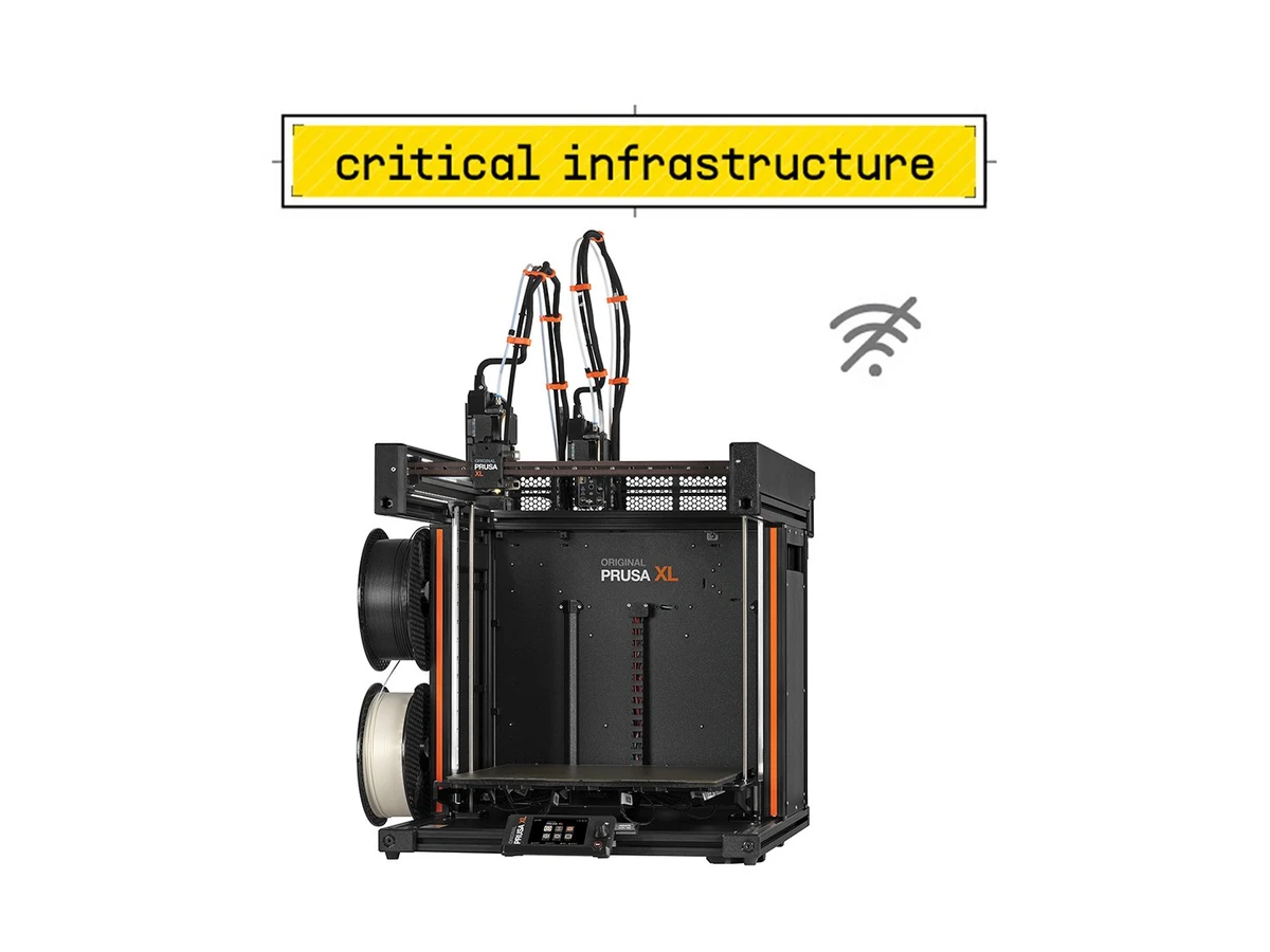 Prusa3D XL+ Dual-Head Critical Infrastructure