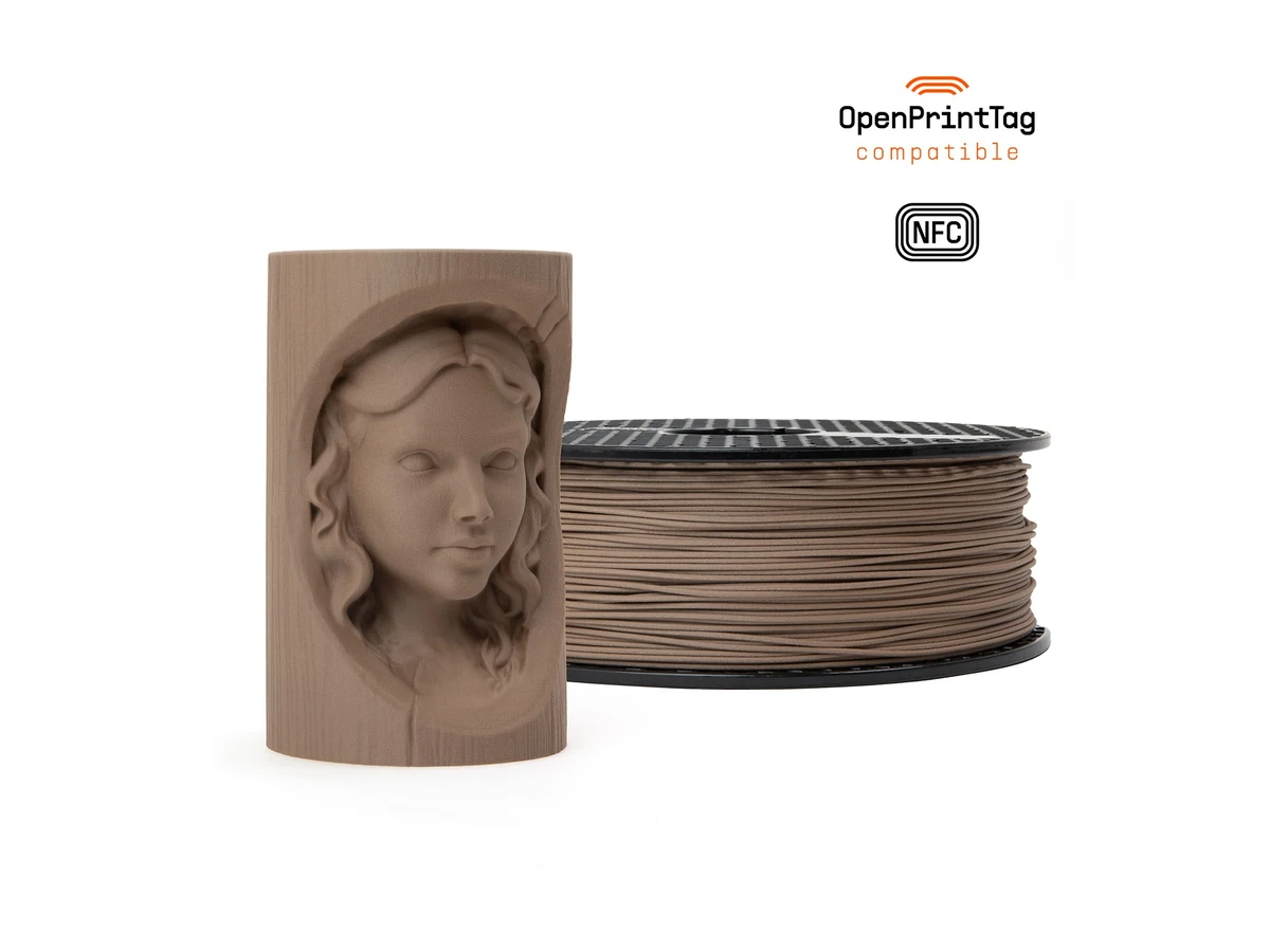 Prusa3D Prusament Woodfill Pastel Brown (NFC)