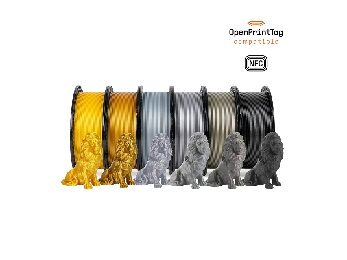 Prusa3D PLA Metallic Bundle 5+1 FREE