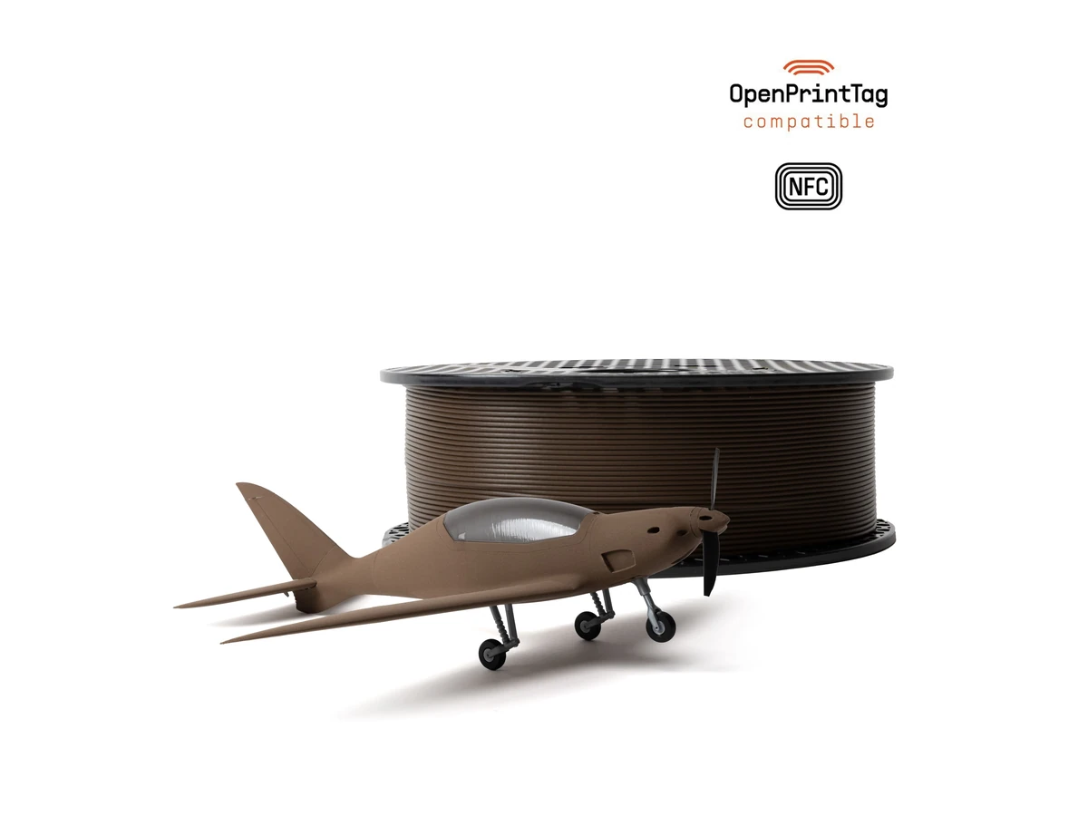 Prusa3D Prusament PLA Lightweight Chocolate Brown (NFC)