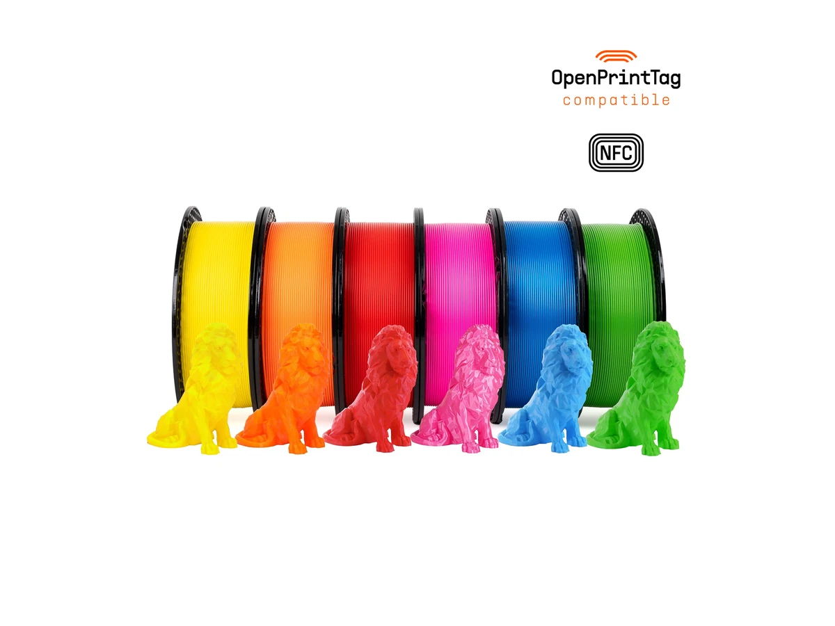 Prusa3D PLA Vivid Bundle 5+1 FREE