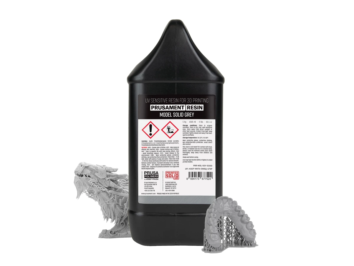 Prusa3D Prusament Resin Model Solid Grey