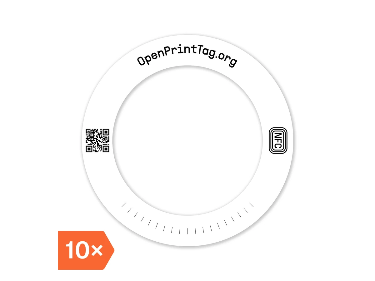 Prusa3D Blank OpenPrintTag (10 NFC Tags)