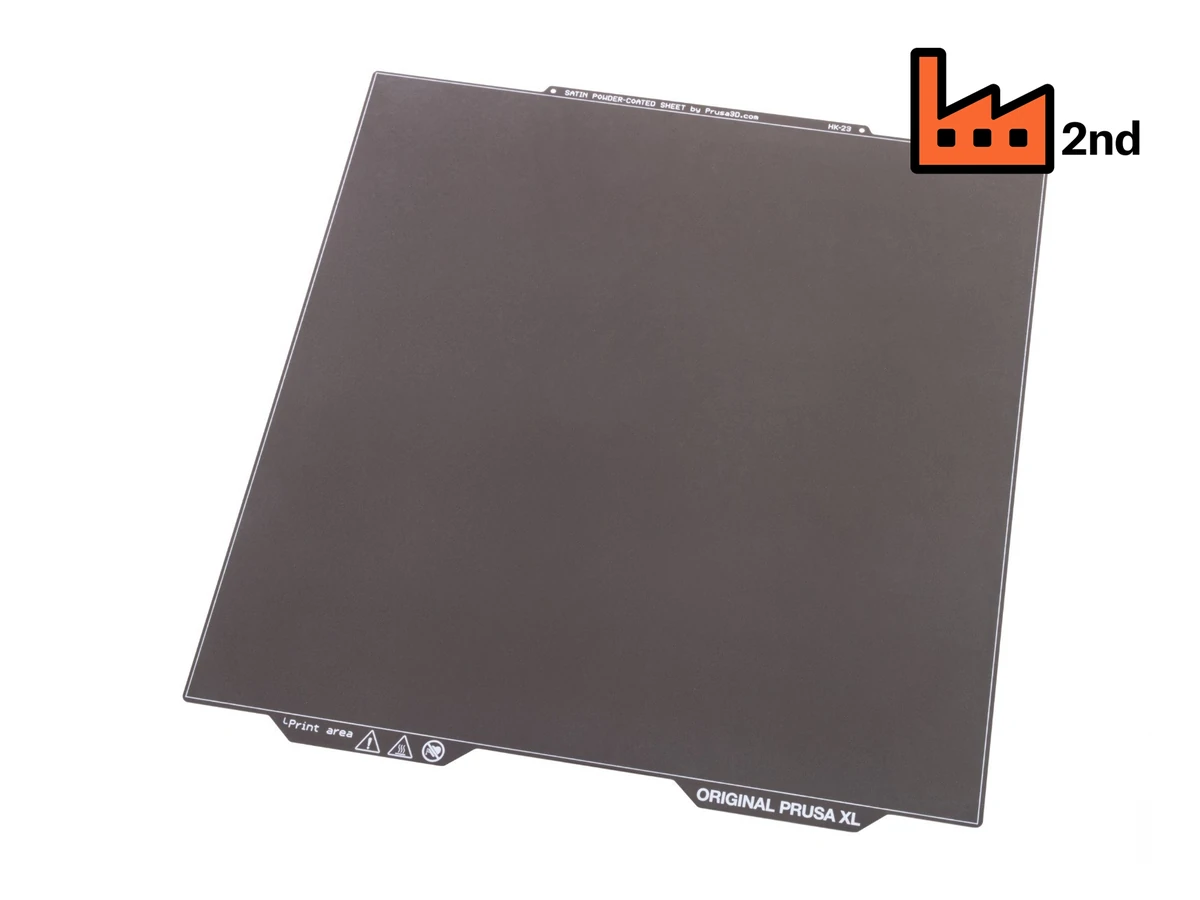 Prusa3D XL Satin Powder-coated Print Sheet (FACTORY SECOND)