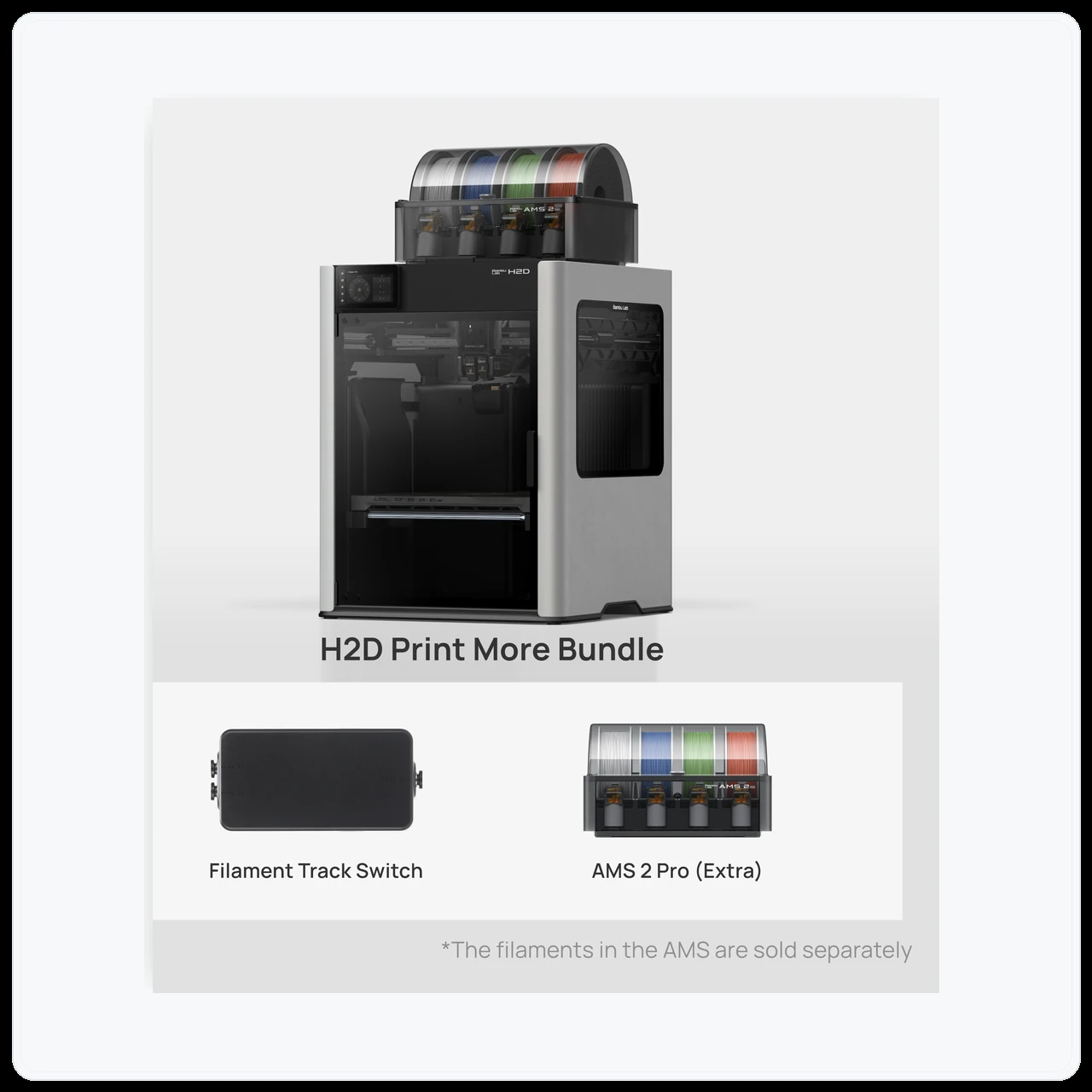 Bambu Lab H2D H2D Print More Bundle / Standard
