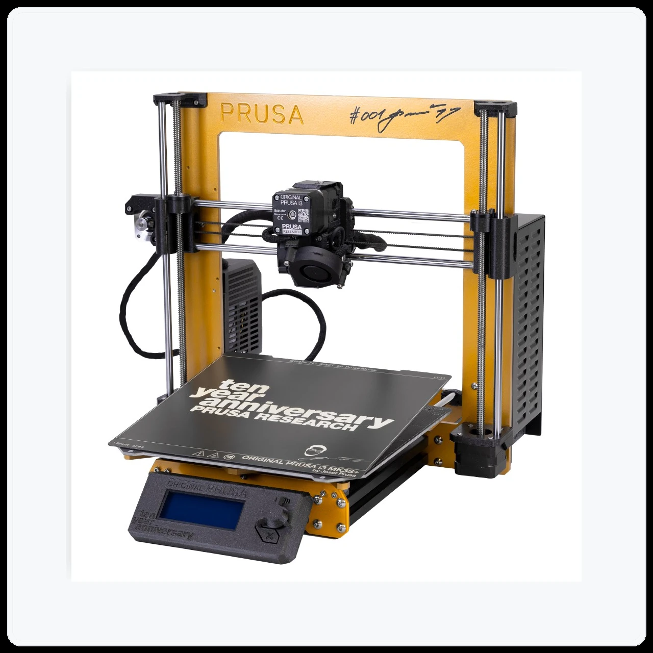 Prusa3D Original Prusa i3 MK3S+ 10th Anniversary Edition 3D printer Standard