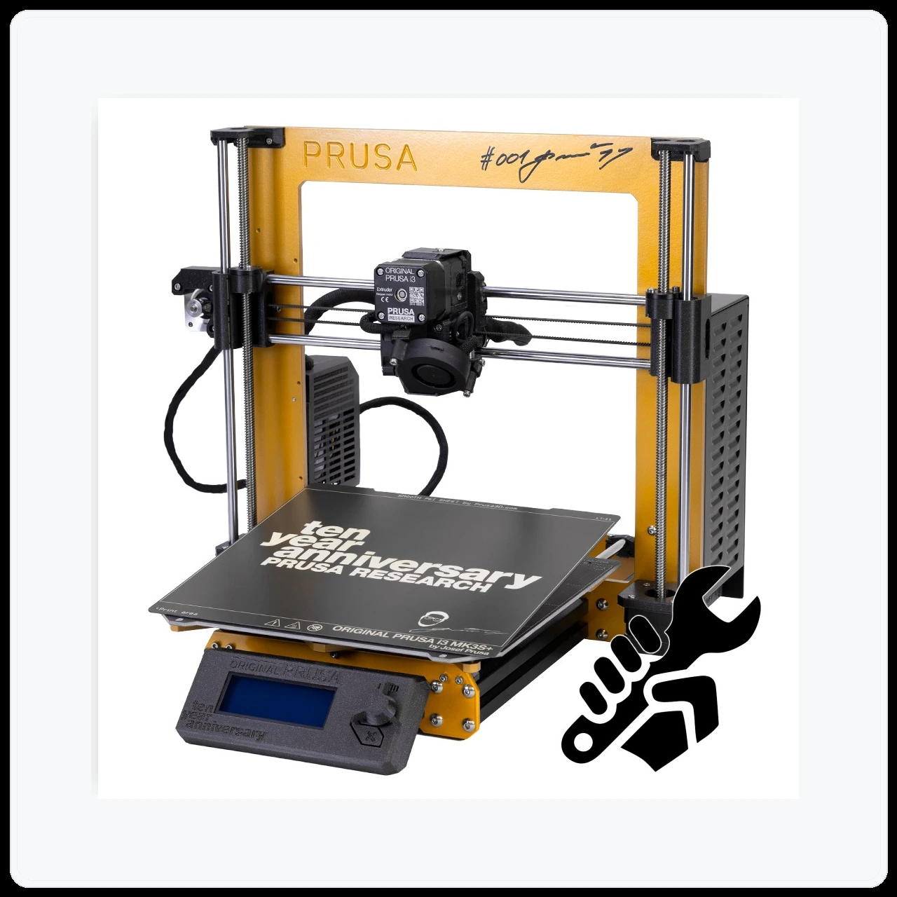 Prusa3D Original Prusa i3 MK3S+ 10th Anniversary Edition kit Standard