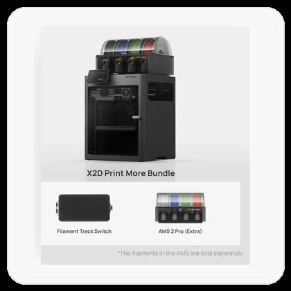 Bambu Lab X2D Print More Bundle